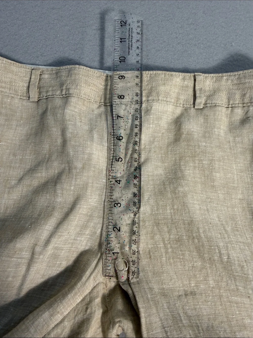 Banana Republic Women's Tan 100% Linen Trousers